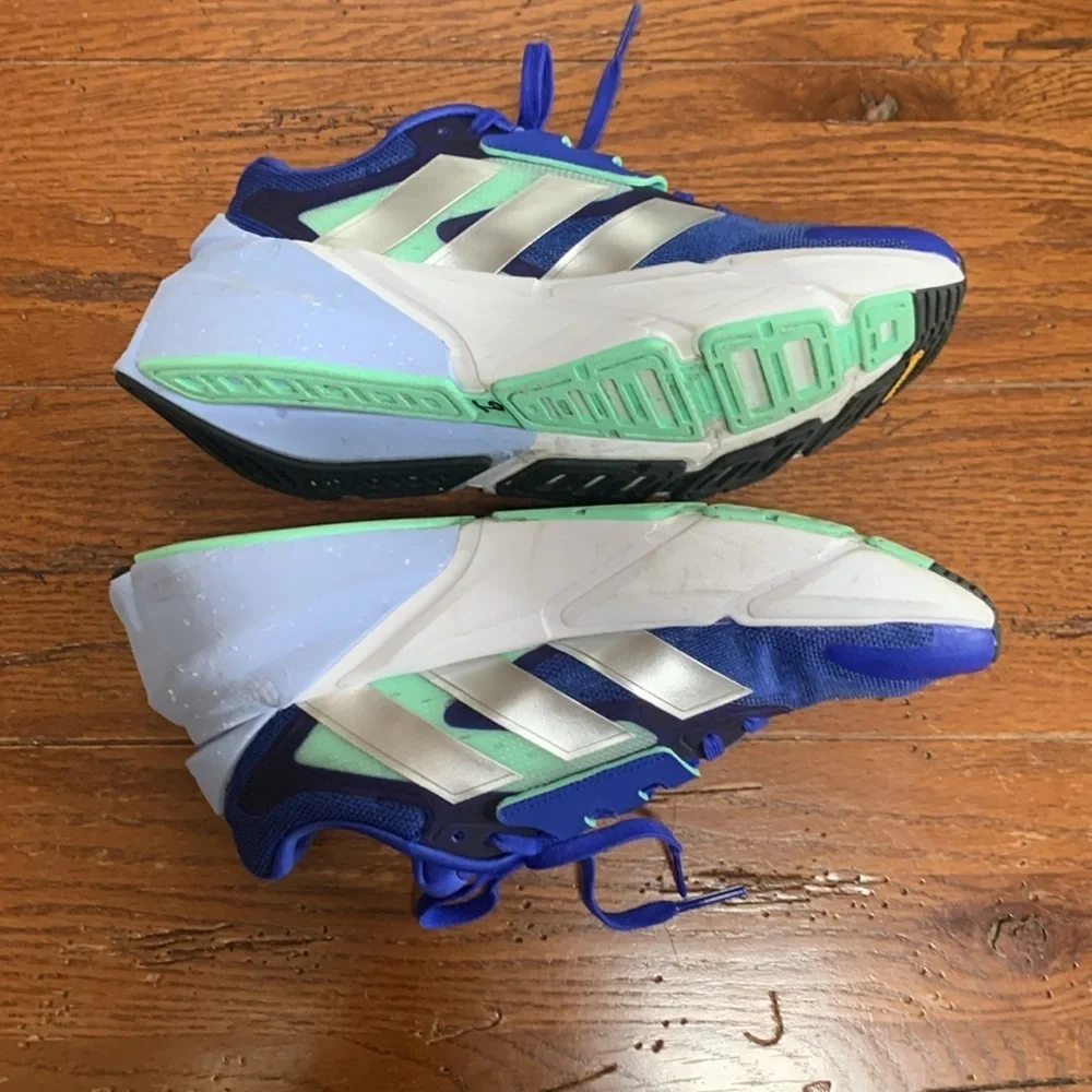 adidas adistar 2.0 Lucid Blue Silver Metallic Shoes Sneakers Men’s GV9121 Size 7